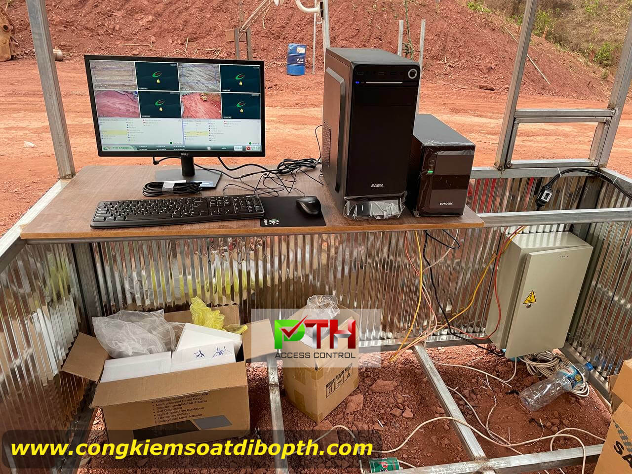 Thiết bị điều khiển và phần cứng của hệ thống đếm xe
