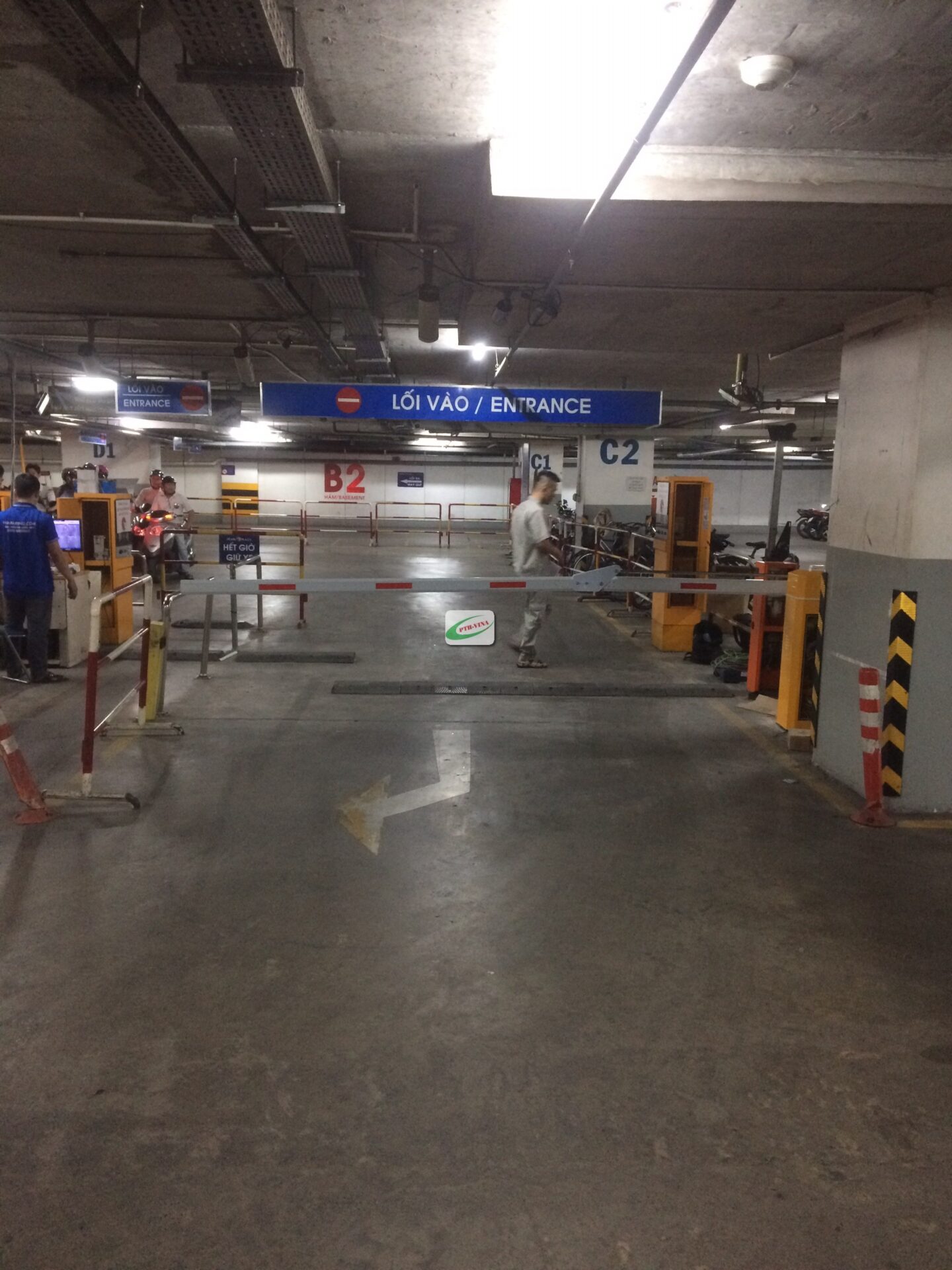 barie điện tay gập barie điện tay gập
