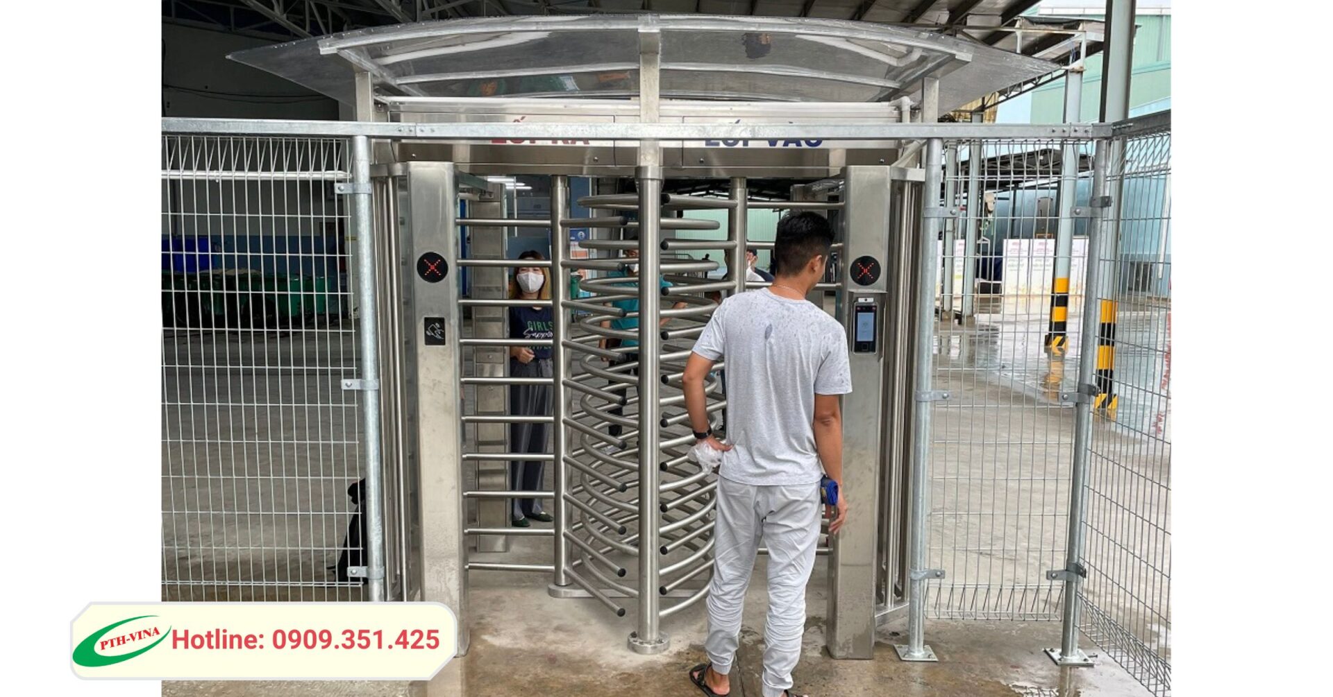 cổng xoay full height