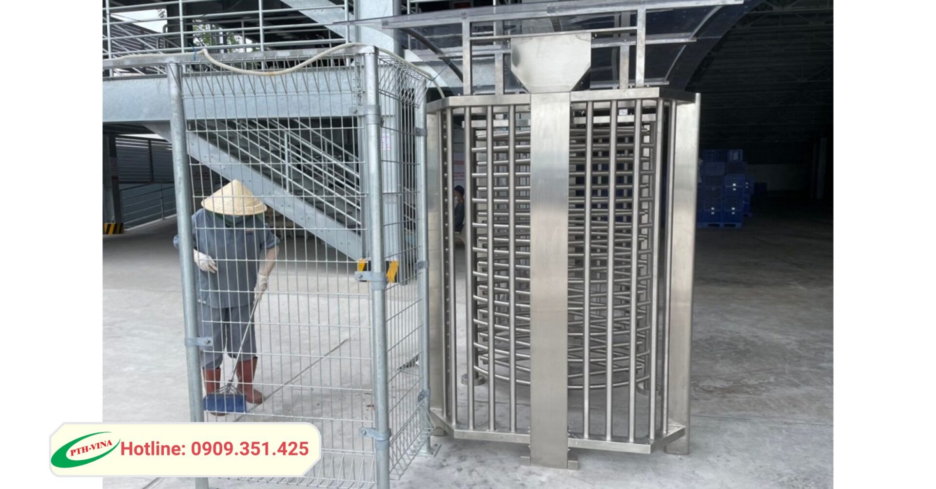 cổng xoay full height
