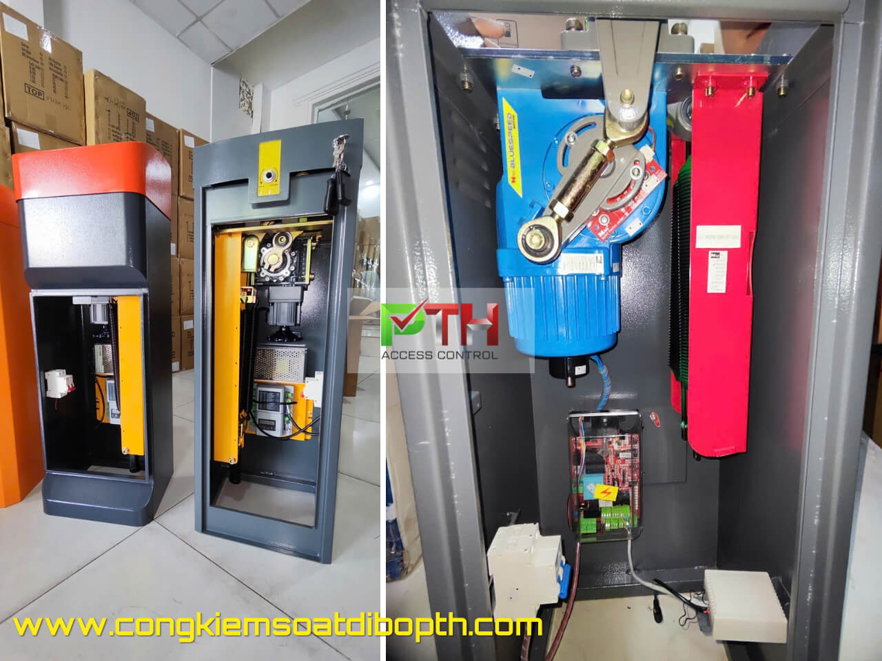 Cấu tạo của barie tự động