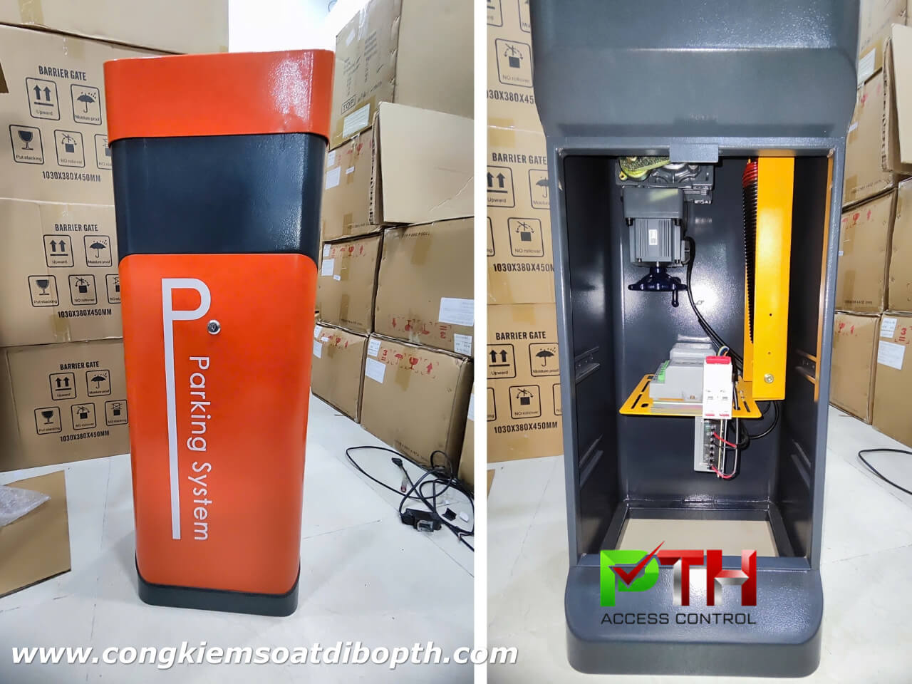 Cấu tạo barrier Wonsun DZ-68 | PTH Access Control