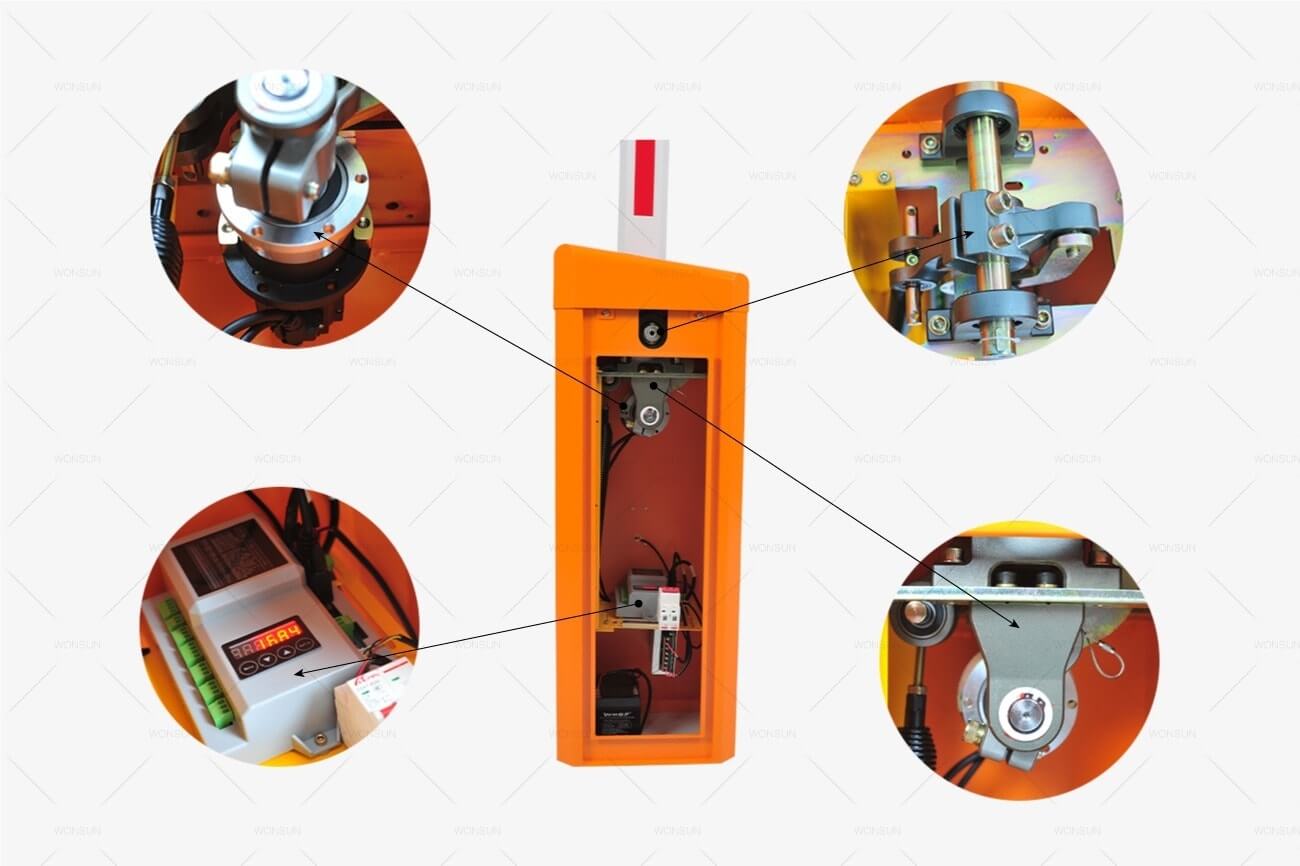 Cấu tạo barie wonsun DZ-138