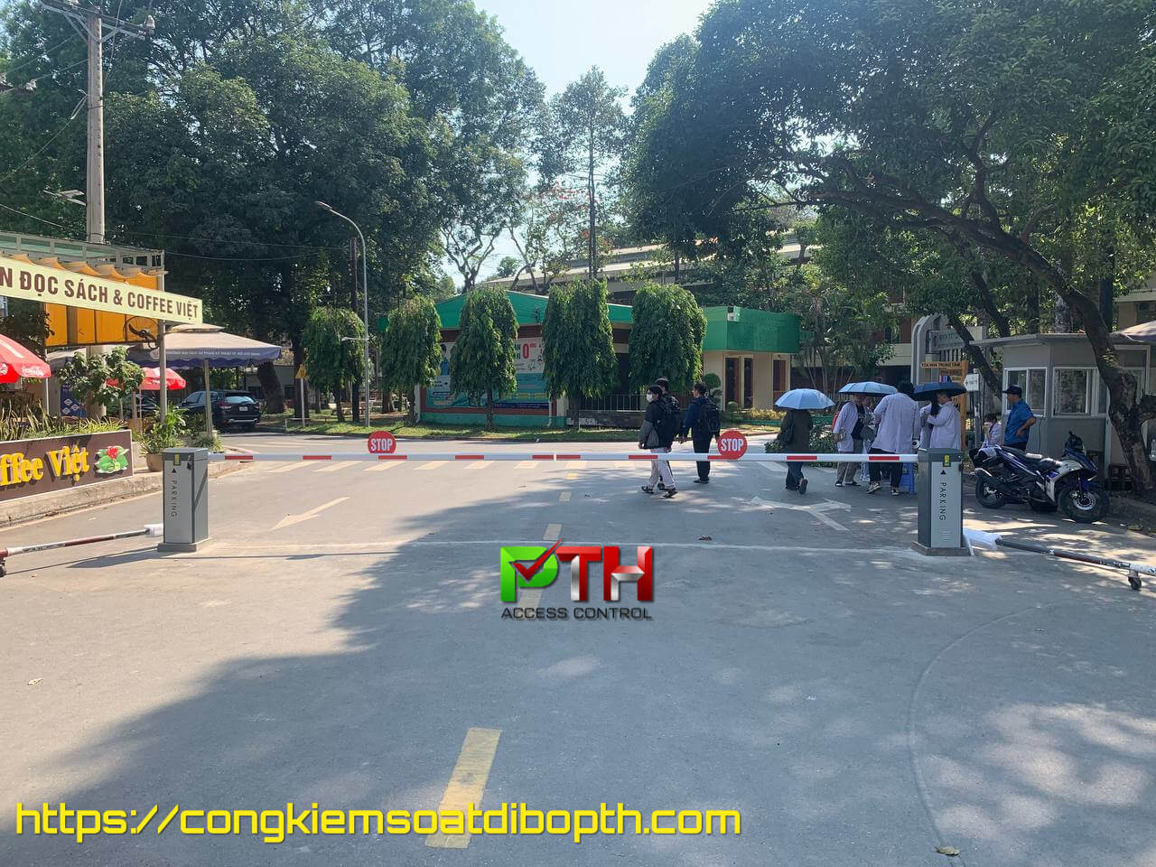 Lắp đặt barie tự động Wonsun DZ-125 tại Võ Văn Ngân, Thủ Đức