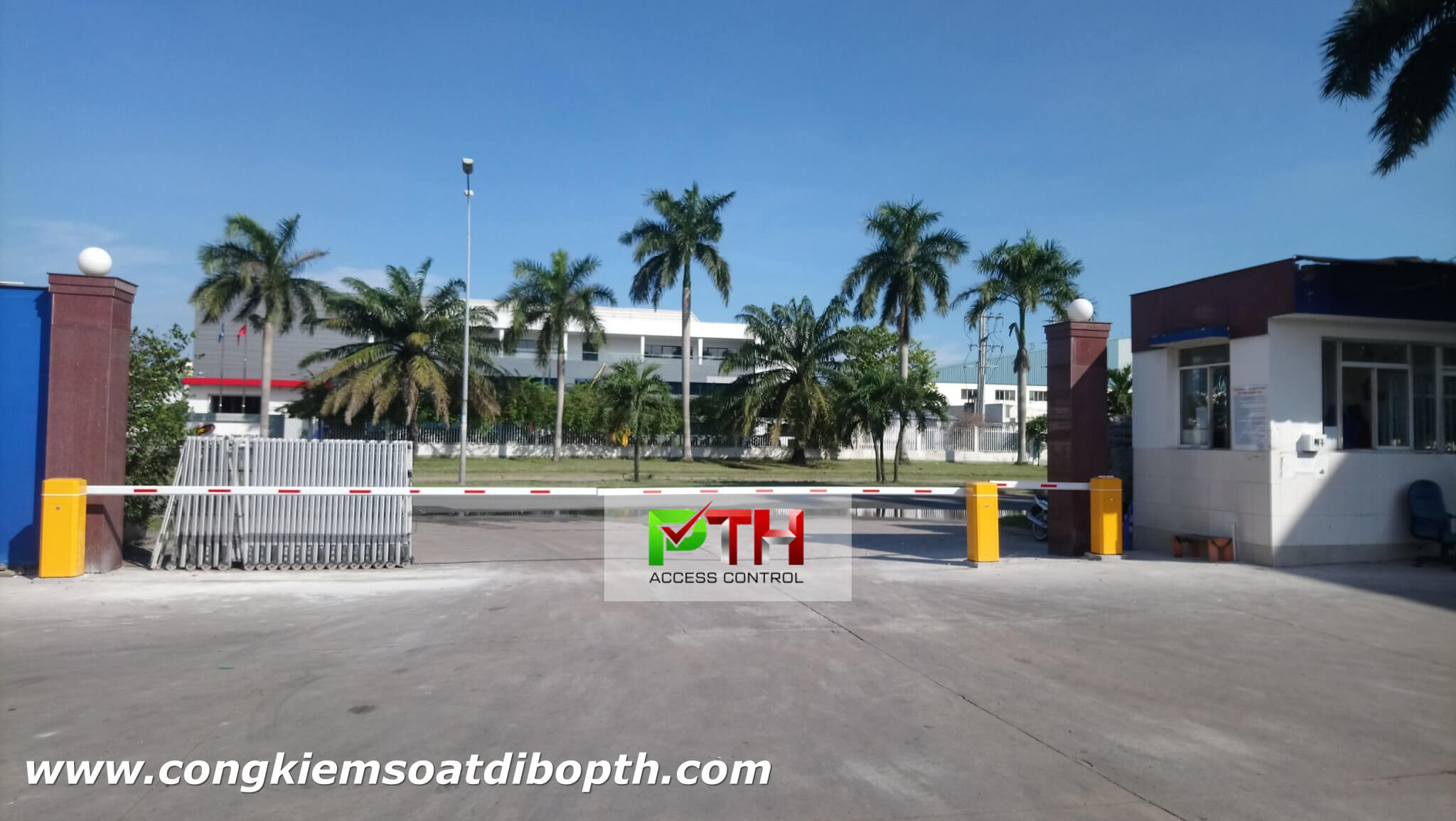 Hình ảnh thực tế tại công trình lắp đặt Barie cho Kho lạnh ABA Sài Gòn 1 | PTH Access Control