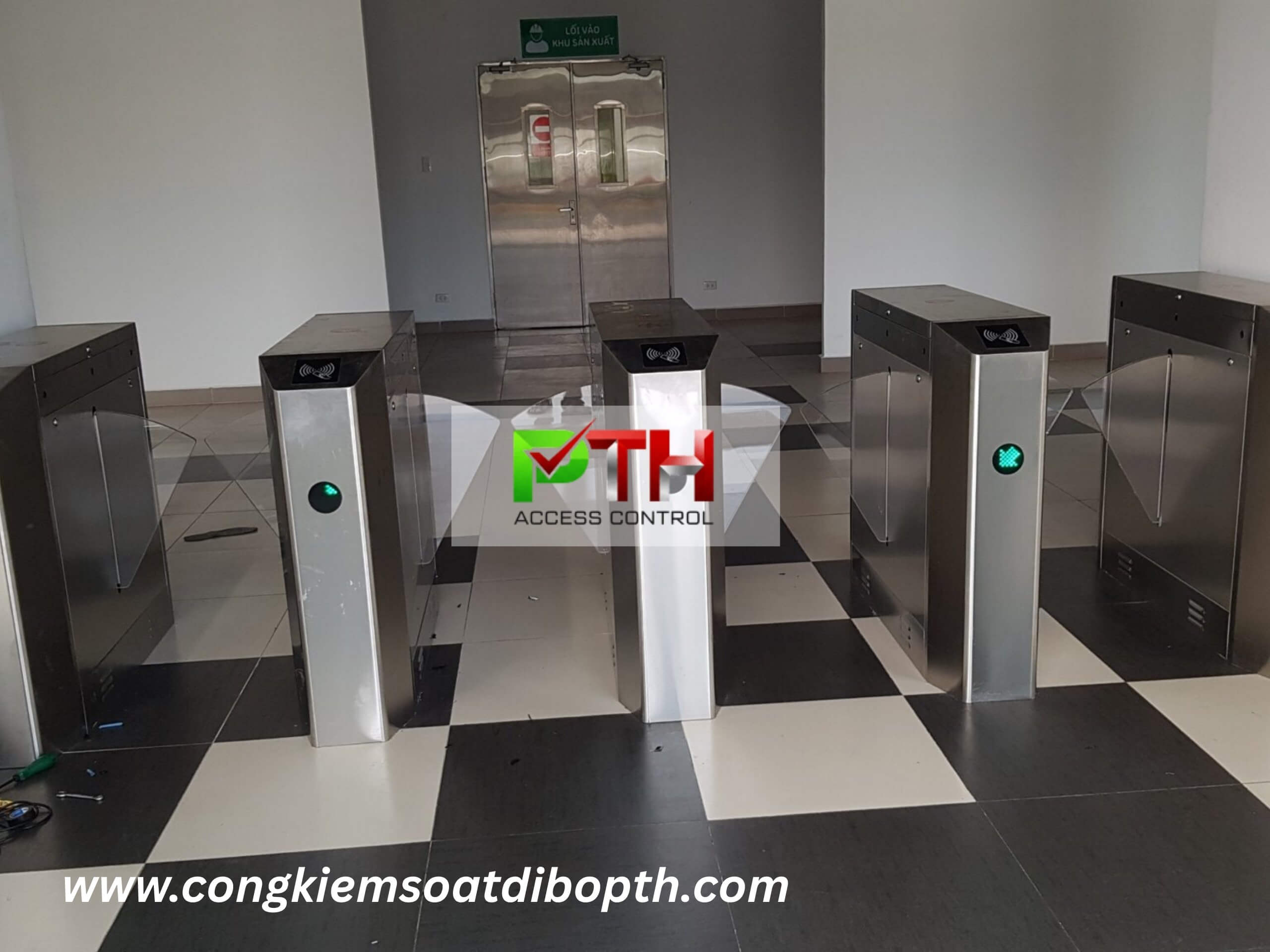 Cổng flap barrier kiểm soát người đi bộ Cổng flap barrier kiểm soát người đi bộ