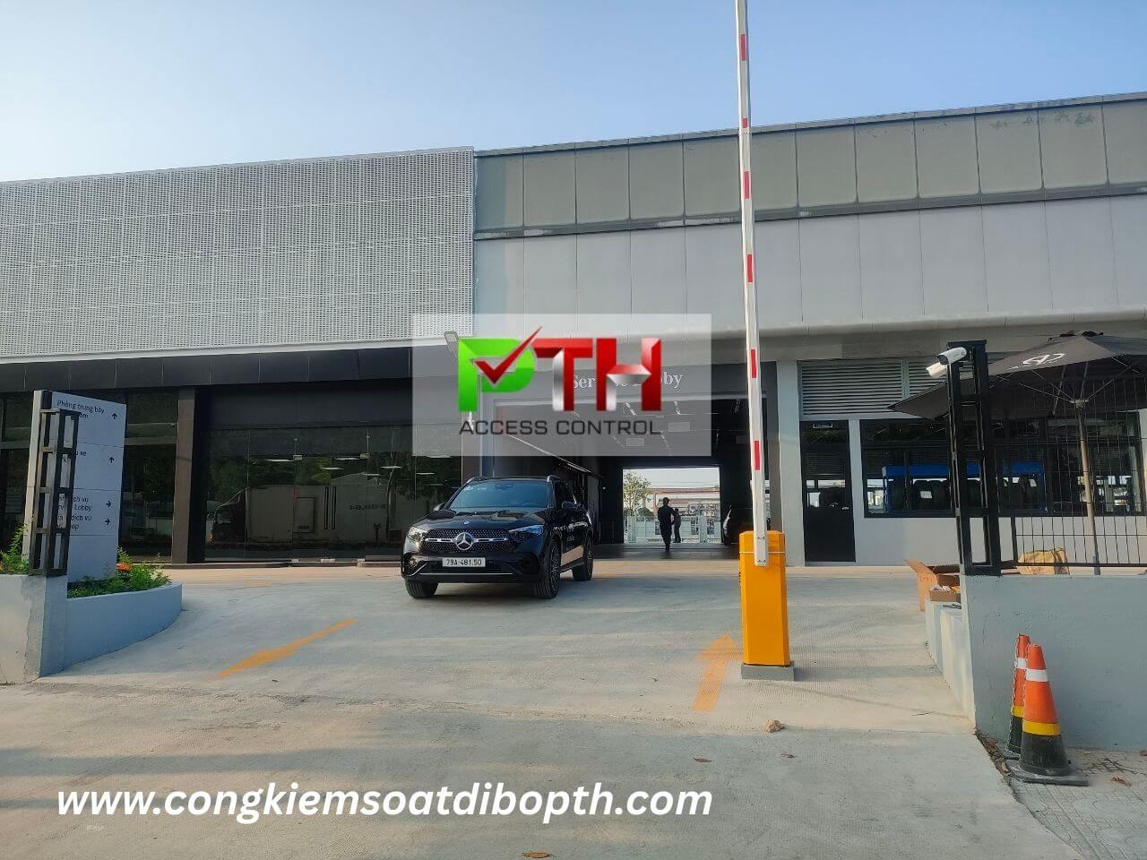 Công trình thực tế lắp barie tự dộng cho công ty tại Nha Trang
