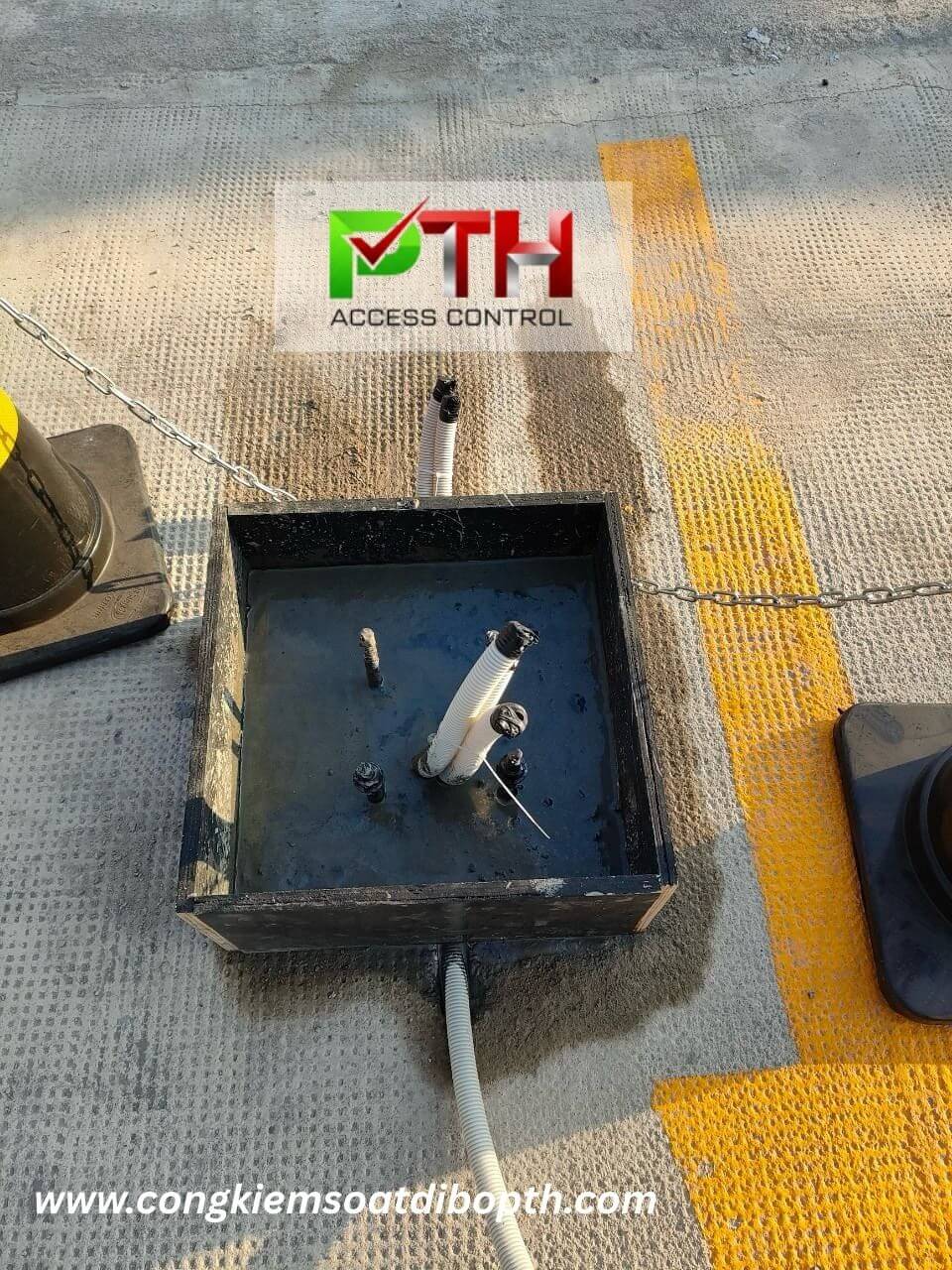 Công trình thực tế lắp barie tự dộng cho công ty tại Nha Trang