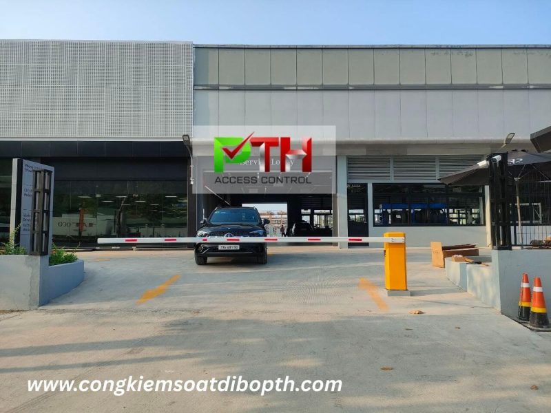 Công trình thực tế lắp barie tự dộng cho công ty tại Nha Trang