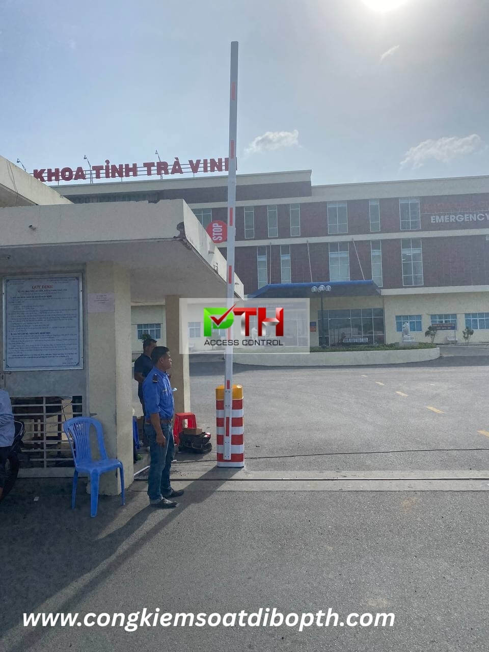 lap dat barie tu dong cho benh vien da khoa tinh tra vinh