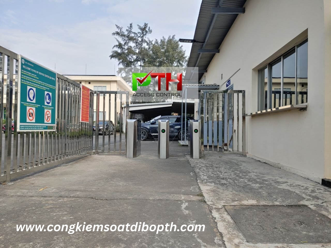 lap cong kiem soat flap barrier tai nha may nhiet dien phu my