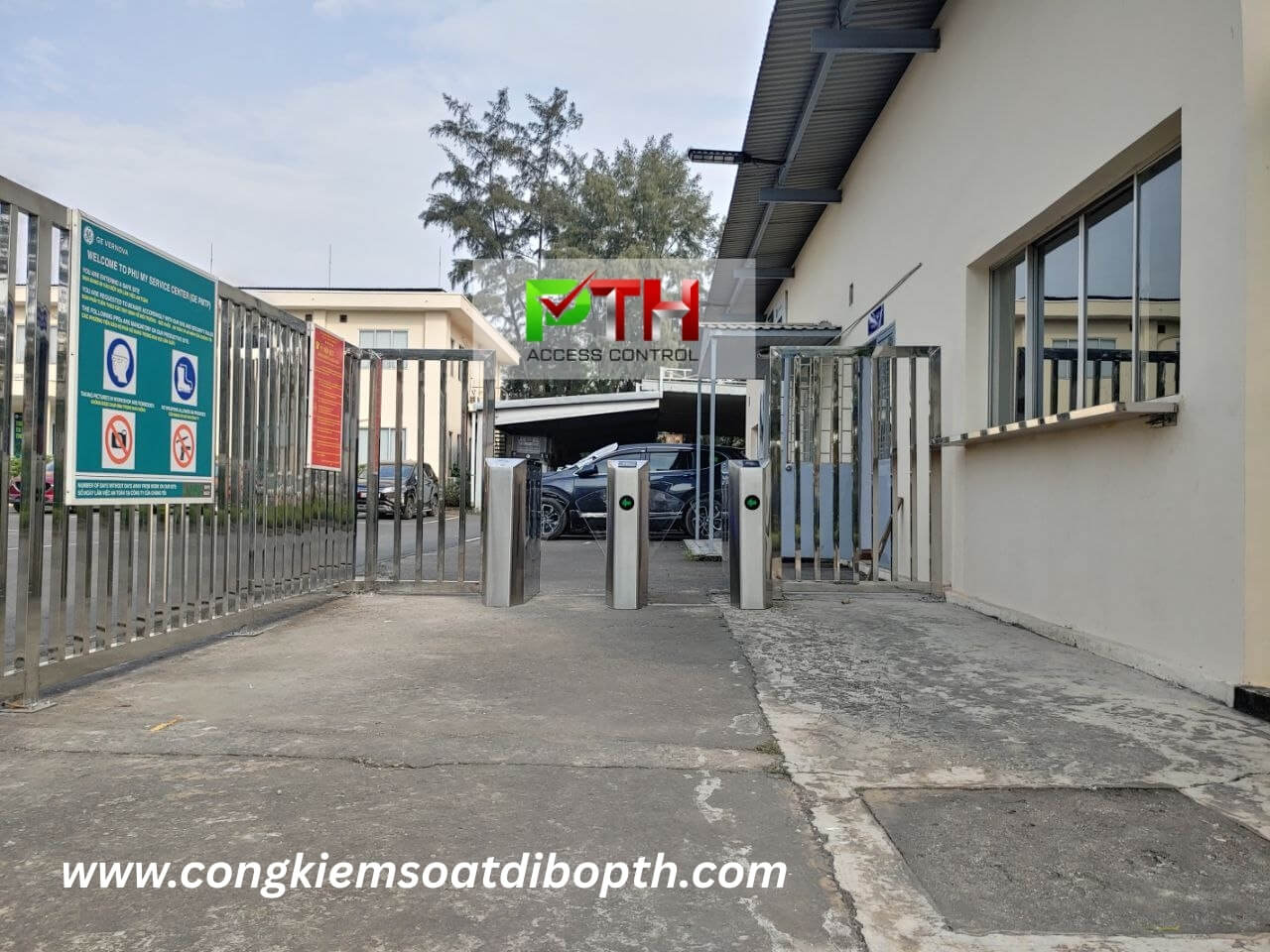 lap cong kiem soat flap barrier tai nha may nhiet dien phu my