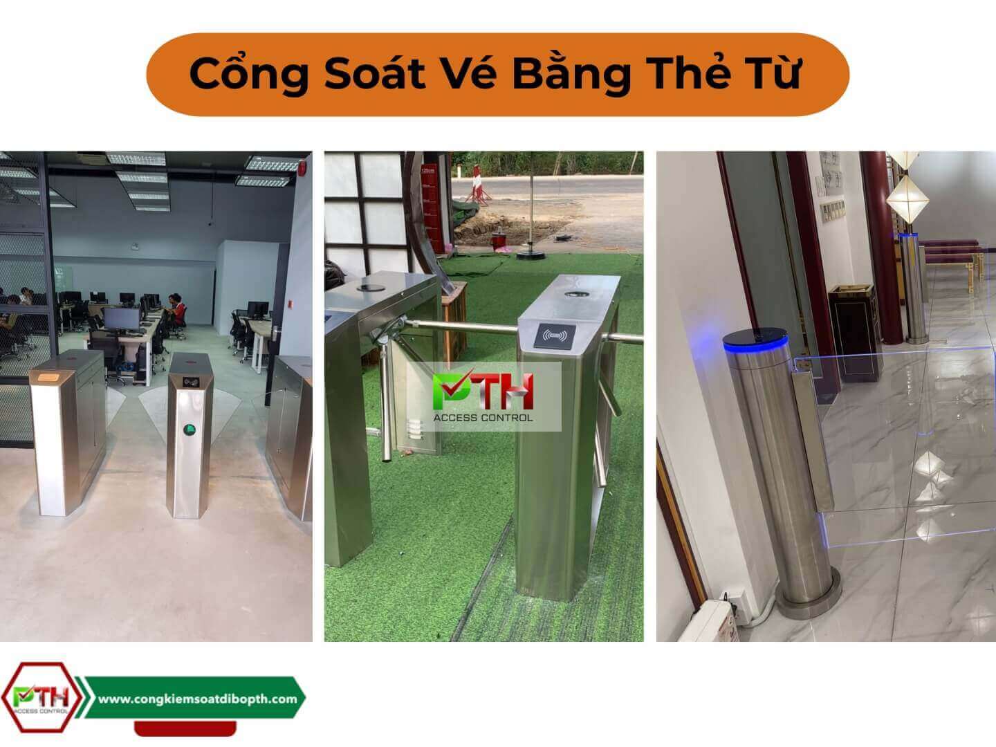 Cổng soát vé bằng thẻ từ