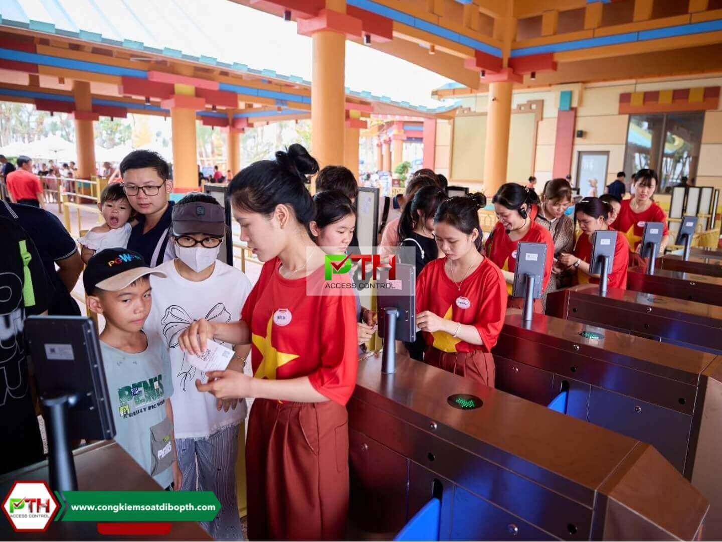 Hệ thống cổng soát vé bằng nhận diện khuôn mặt