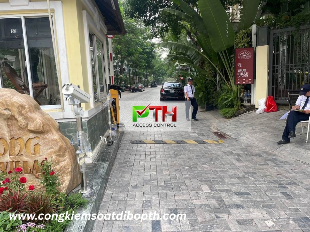 Hình 4: Công trình lắp hệ thống giữ xe thông minh cho khu dân cư Kim Long