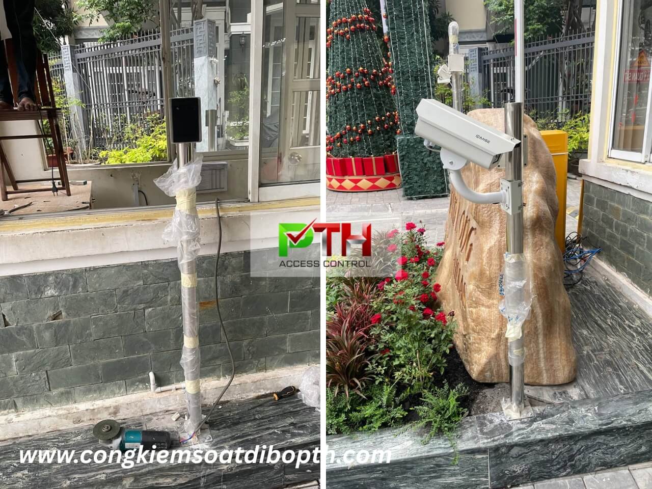 Hình 6: Công trình lắp hệ thống giữ xe thông minh cho khu dân cư Kim Long