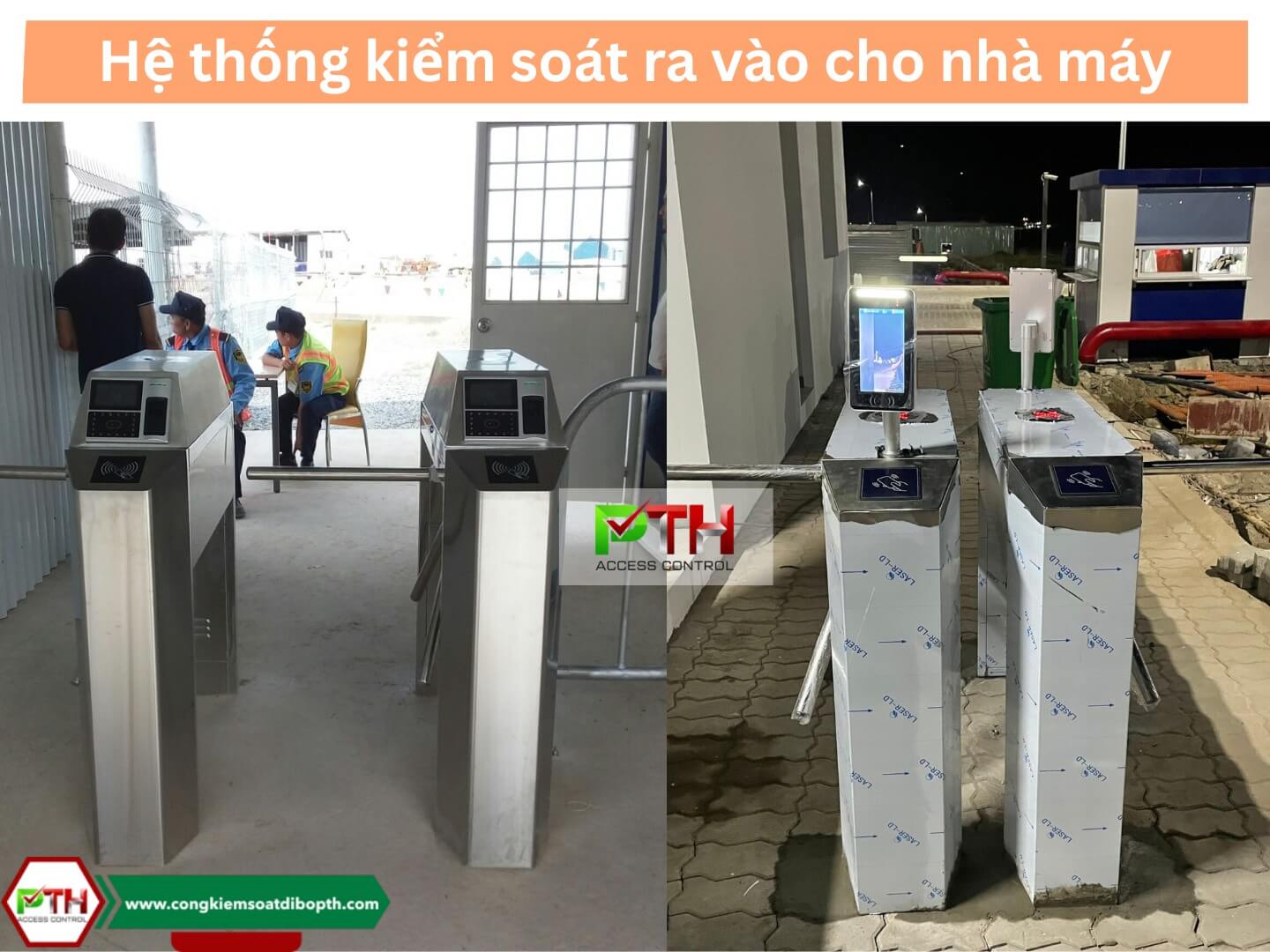Hệ thống kiểm soát ra vào cho nhà máy