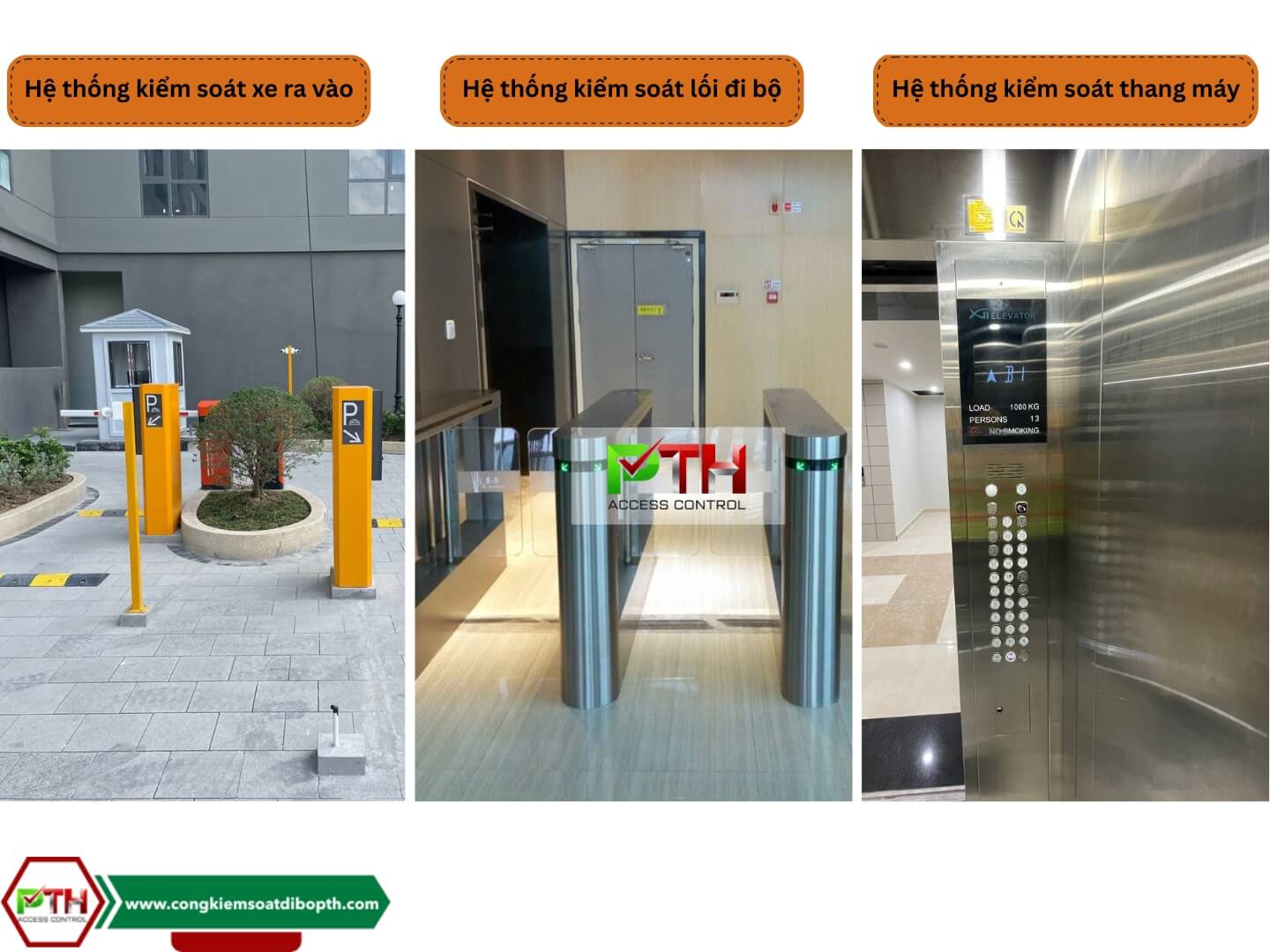 Ba hệ thống kiểm soát ra vào chung cư phổ biên