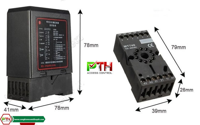 Kích thước BỘ DÒ VÒNG TỪ (LOOP TỪ) PD-132