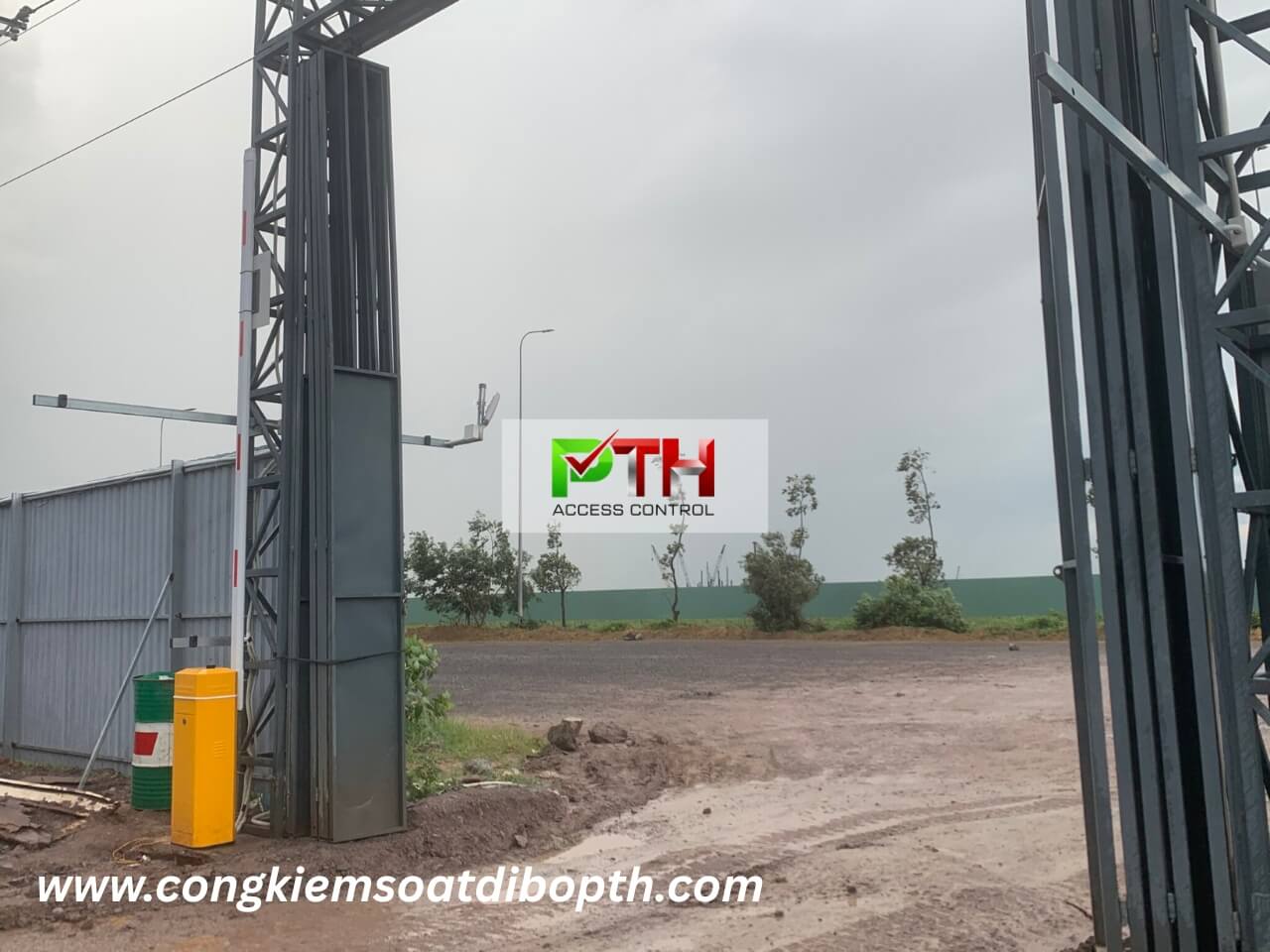 Hình 1: Công trình lắp hệ thống đếm xe tự động tại Đồng Nai