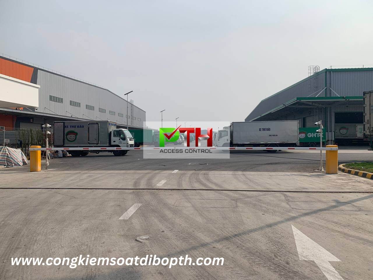 Hình 5: Công trình lắp hệ thống kiểm soát xe cho đơn vị Giao Hàng Tiết Kiệm