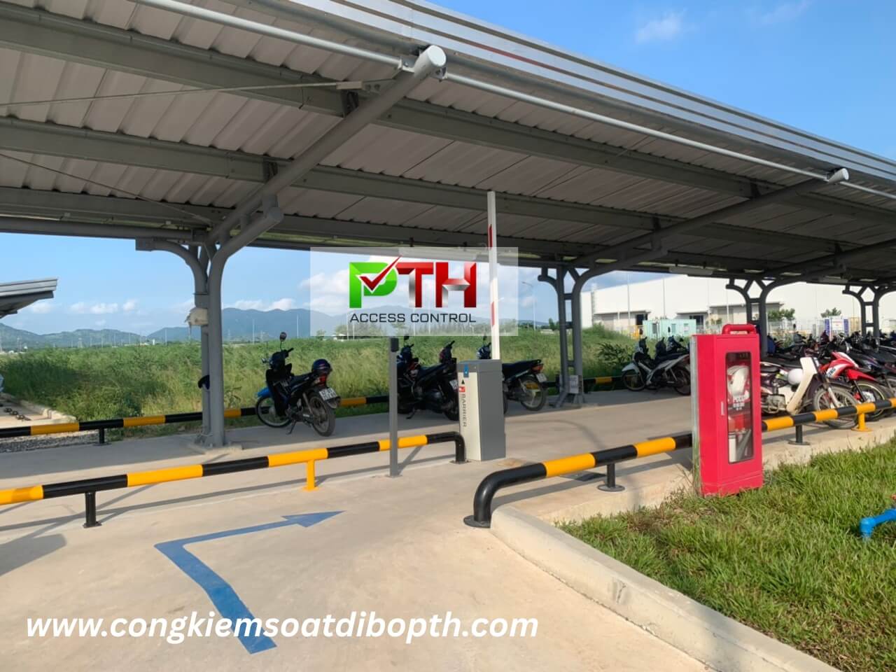 Hình 4: Công trình lắp hệ thống giữ xe thông minh tại Bà Rịa Vũng Tàu