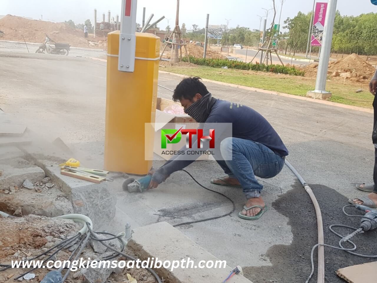 Hình 4: Công trình lắp đặt hệ thống parking tại Becamex Bình Dương
