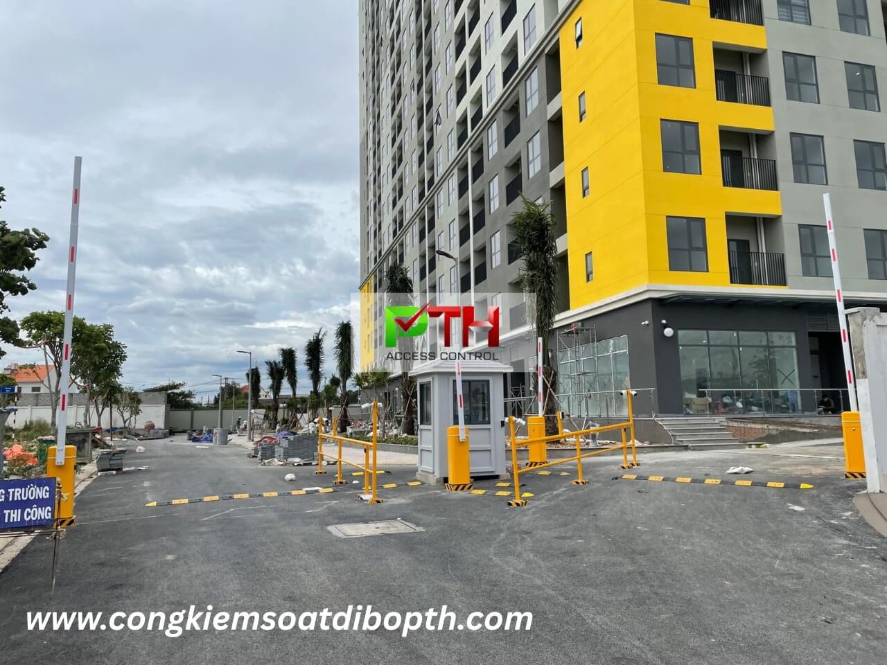 Hình 4: Công trình lắp hệ thống parking tại dự án căn hộ Bcons Bình Dươngv