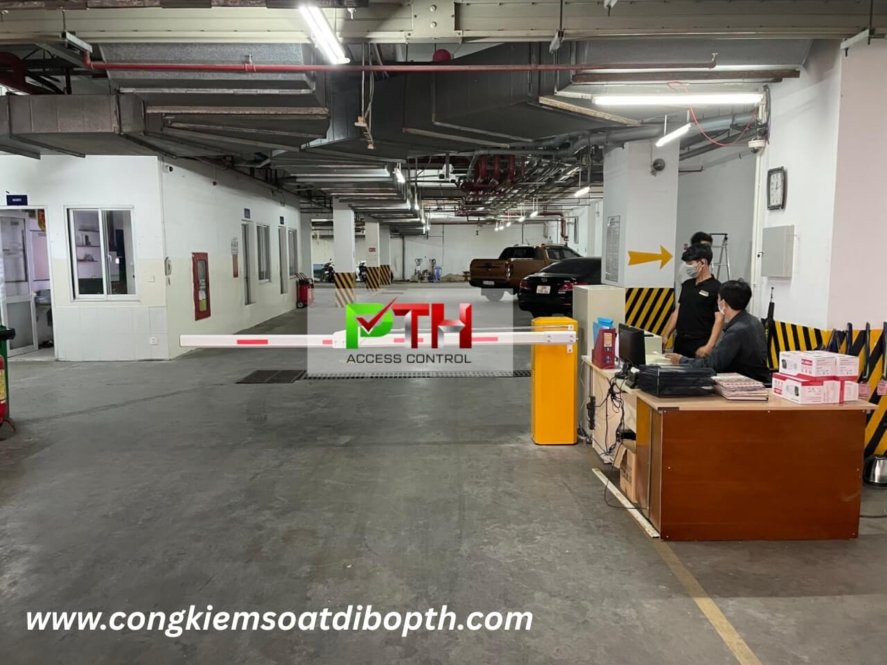 Hình 1: Công trình lắp hệ thống parking tại TP. Nha Trang