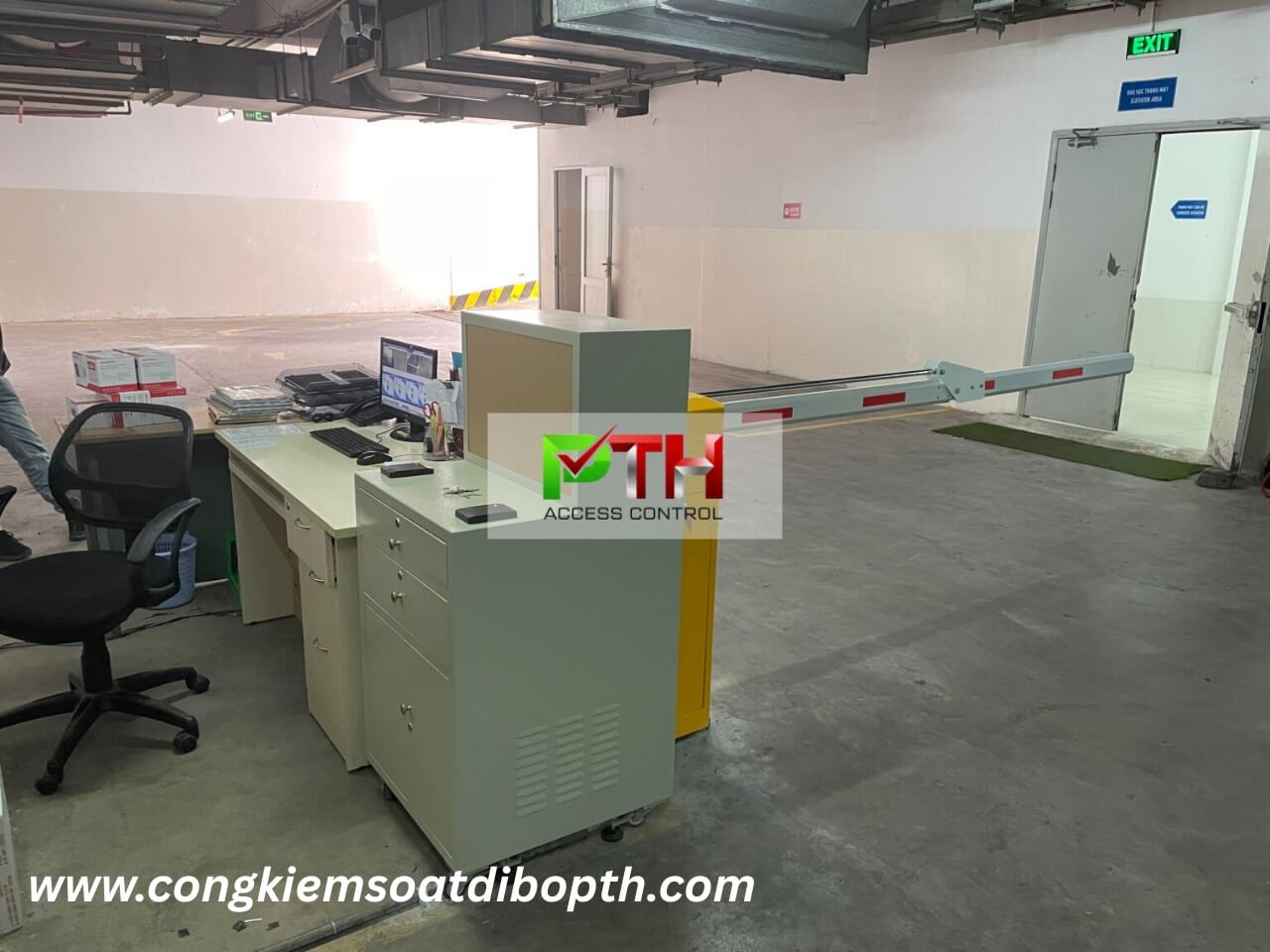 Hình 3: Công trình lắp hệ thống parking tại TP. Nha Trang