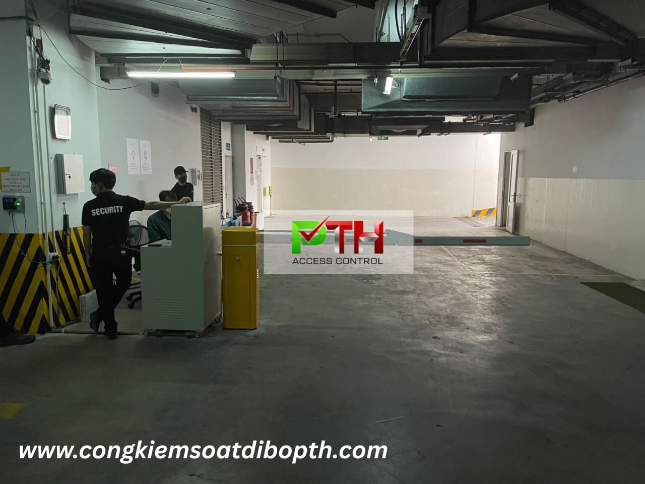 Hình 2: Công trình lắp hệ thống parking tại TP. Nha Trang