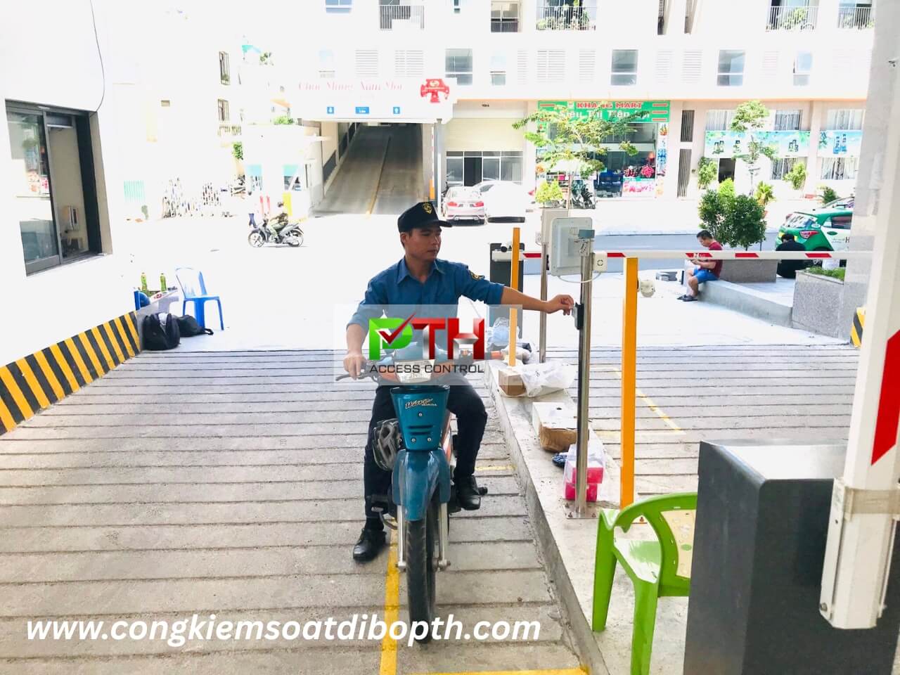 Hình 3: Công trình lắp hệ thống giữ xe thông minh tại Khu đô thị VCN Phước Hải