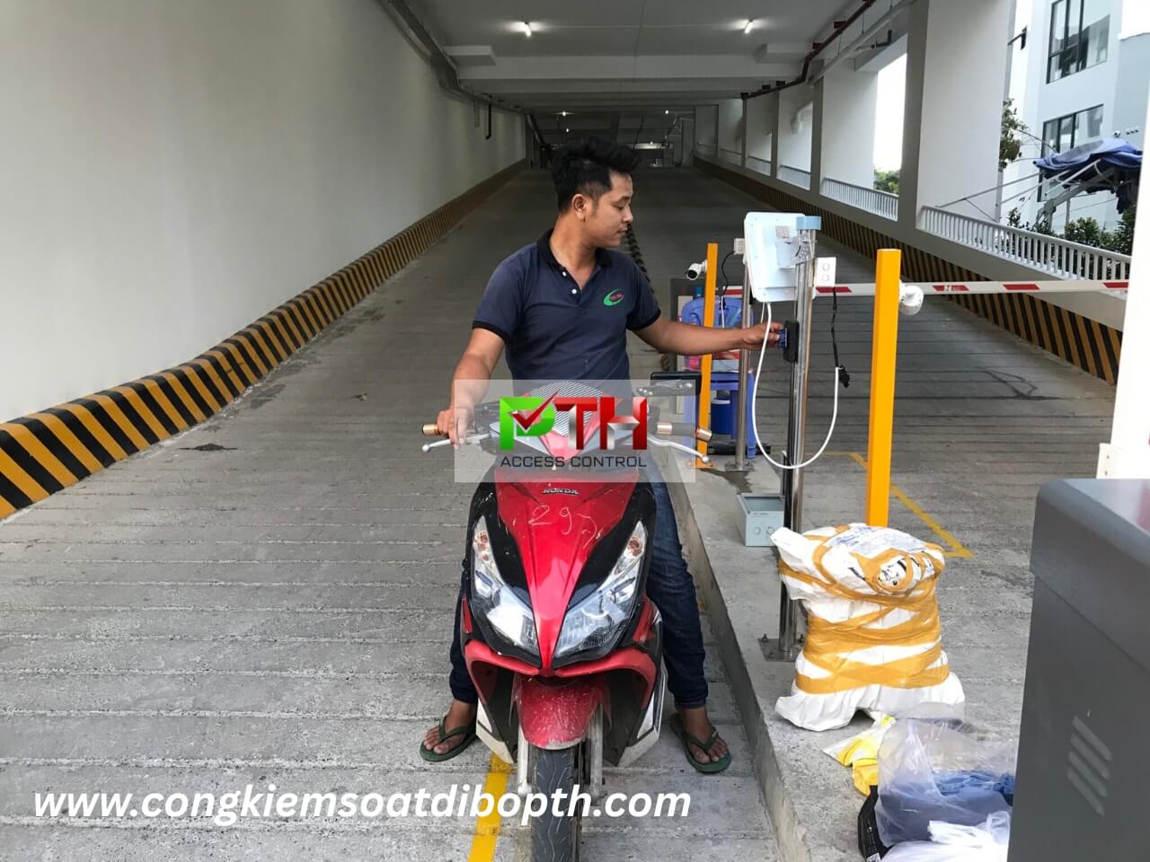 Hình 4: Công trình lắp hệ thống giữ xe thông minh tại Khu đô thị VCN Phước Hải