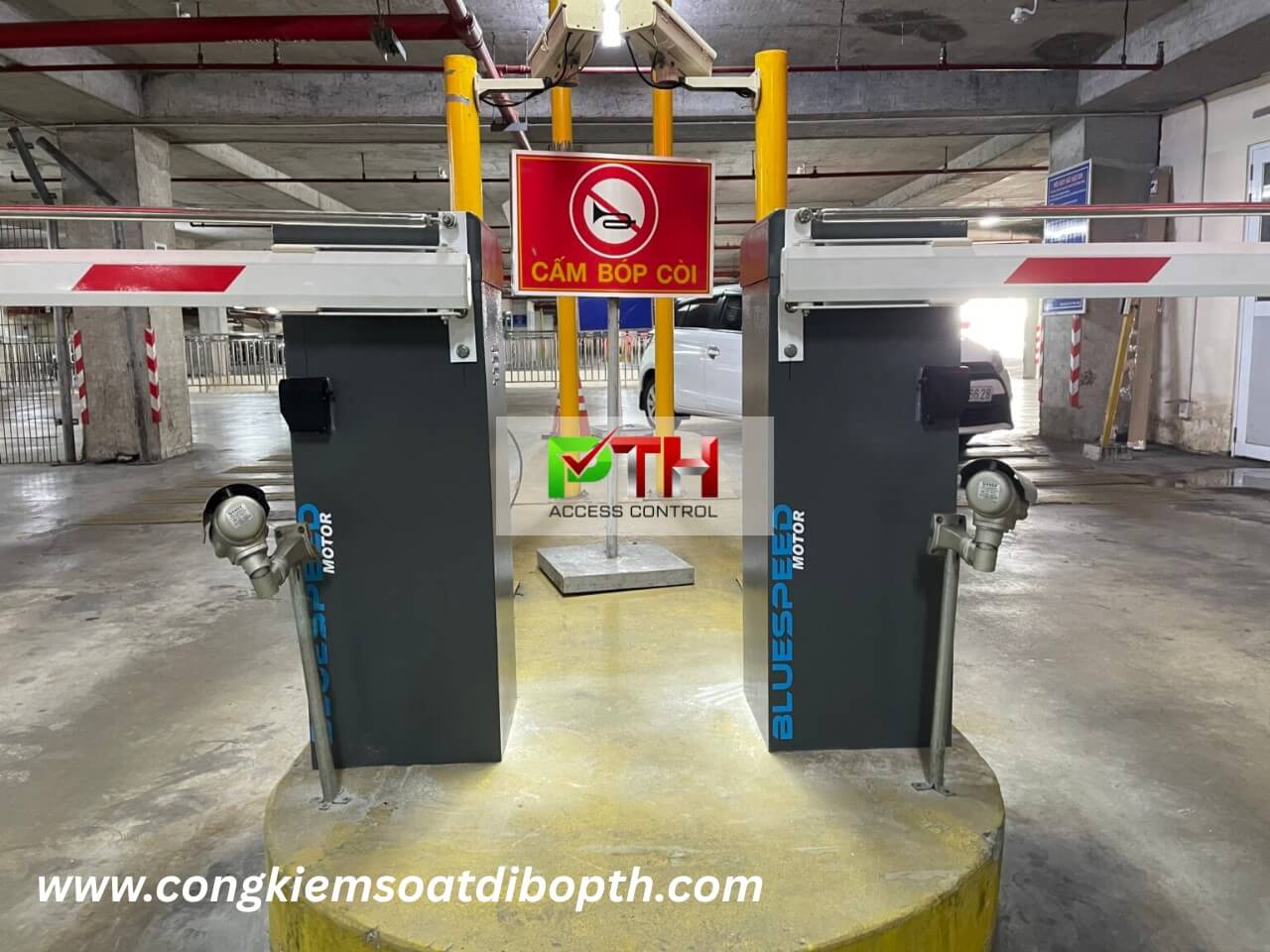 Hình 2: Công trình lắp hệ thống parking gần trung tâm hành chính Dĩ An