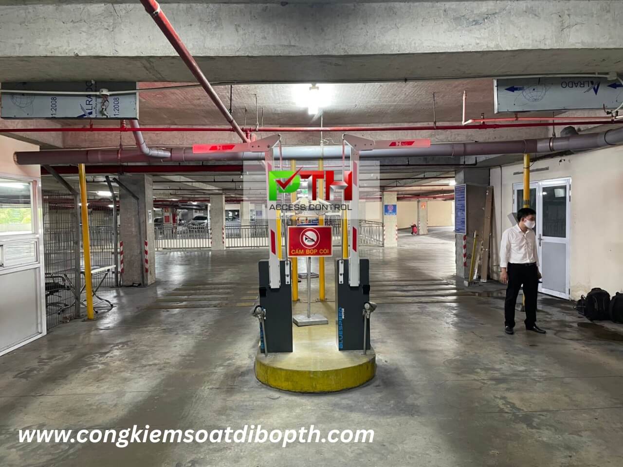 Hình 4: Công trình lắp hệ thống parking gần trung tâm hành chính Dĩ An