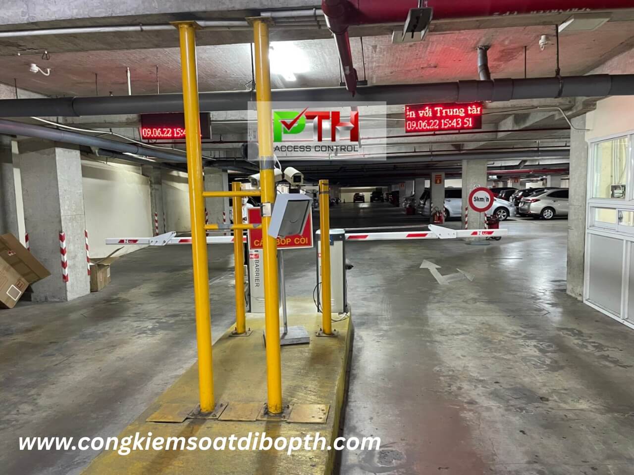 Hình 6: Công trình lắp hệ thống parking gần trung tâm hành chính Dĩ An