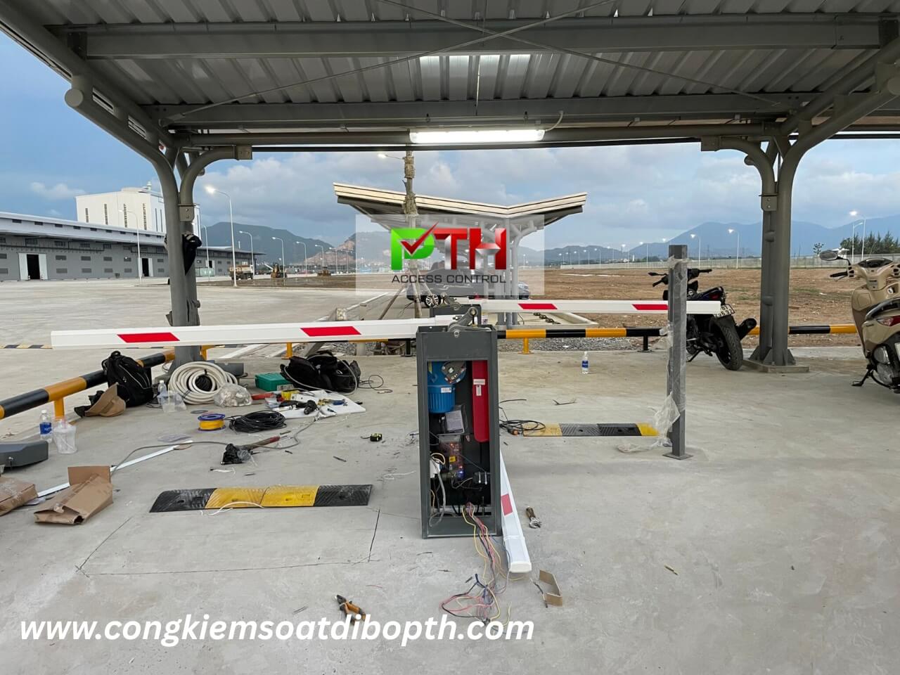 Hình 1: Công trình lắp hệ thống giữ xe thông minh tại Vũng Tàu