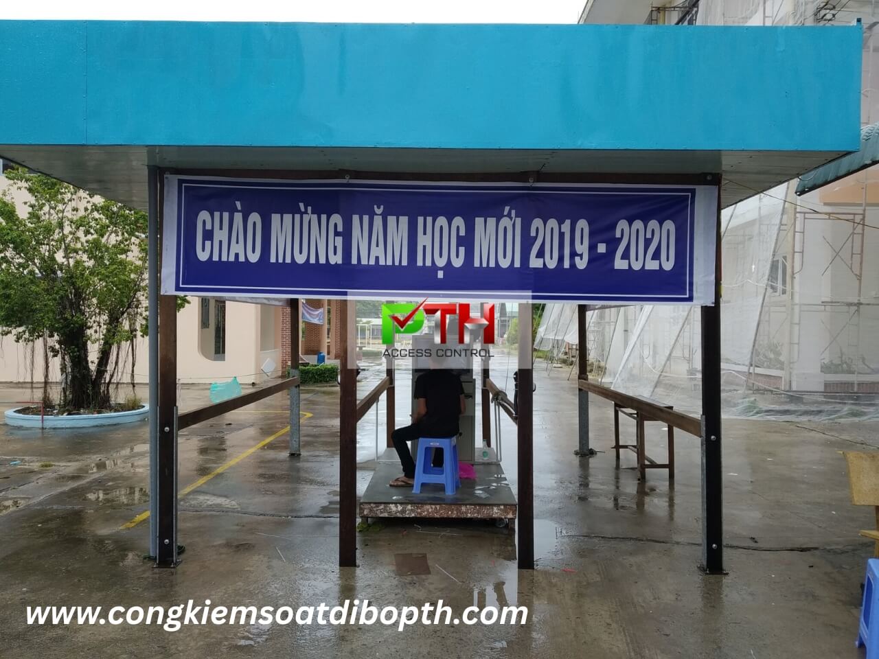 Hình 6: Công trình lắp hệ thống giữ xe thông minh cho Trường Đại học Bạc Liêu 