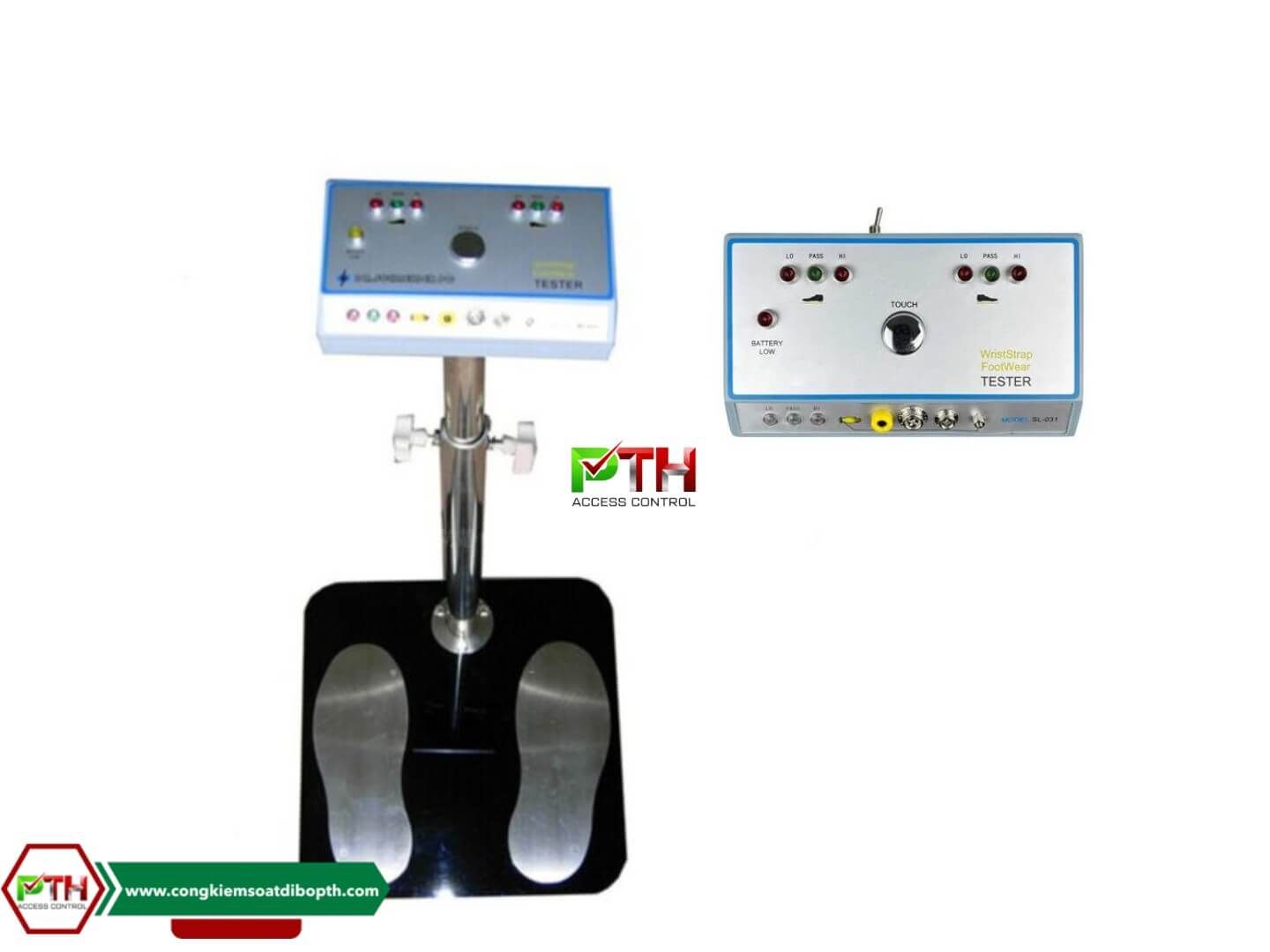 Máy kiểm tra tĩnh điện cả vòng tay và giày
