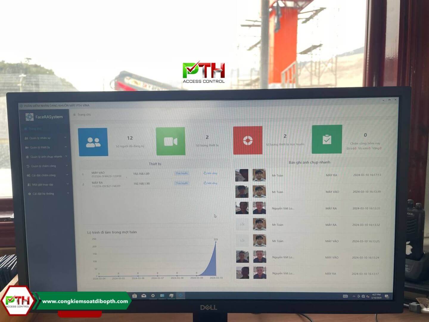 Phần mềm kiểm soát vé bằng nhận diện khuôn mặt