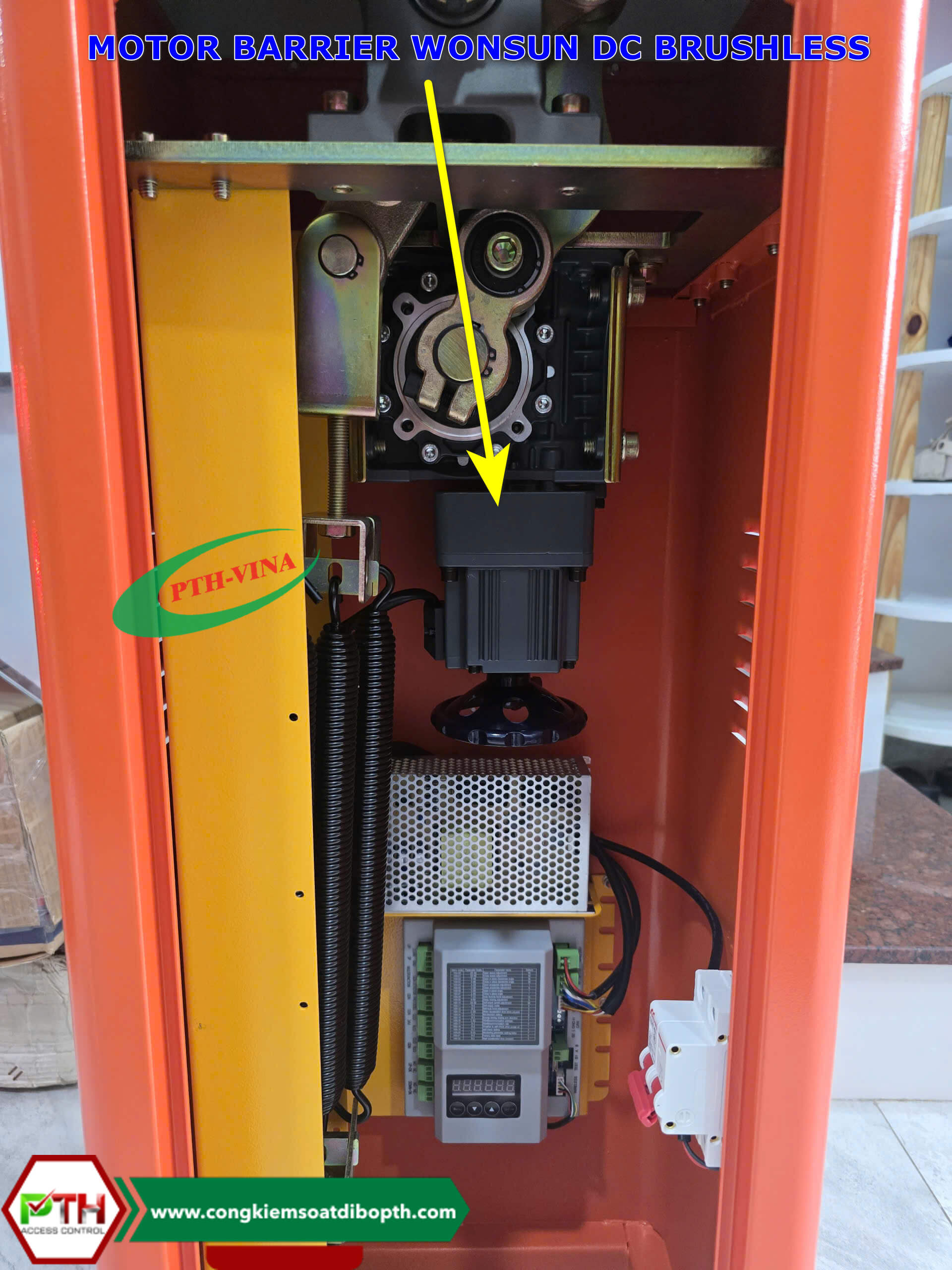 Motor Barie Wonsun sử dụng công nghệ DC Brushless Motor Barie Wonsun sử dụng công nghệ DC Brushless