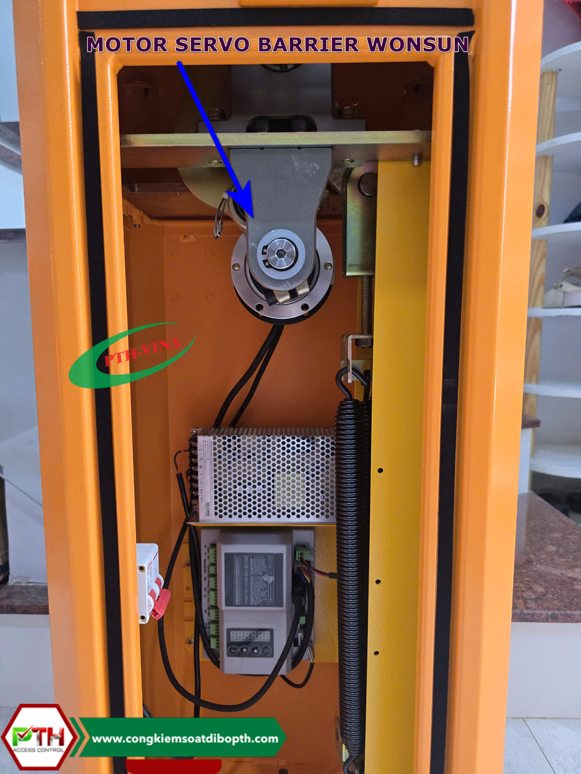 Motor Barie Wonsun sử dụng công nghệ Servo Motor Barie Wonsun sử dụng công nghệ Servo