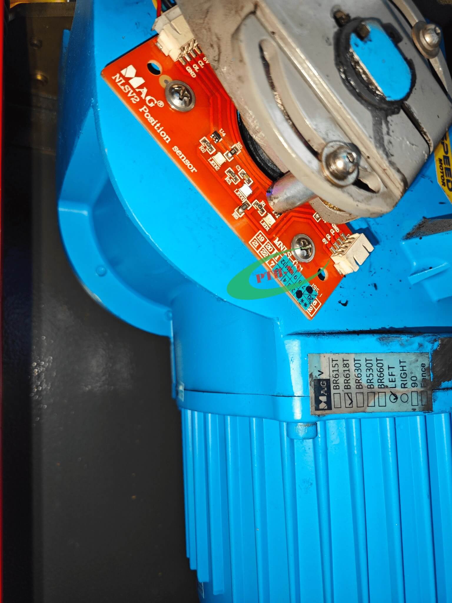 Vị trí gắn cảm biến dừng (Limit Switch) Barie MAG Vị trí gắn cảm biến dừng (Limit Switch) Barie MAG