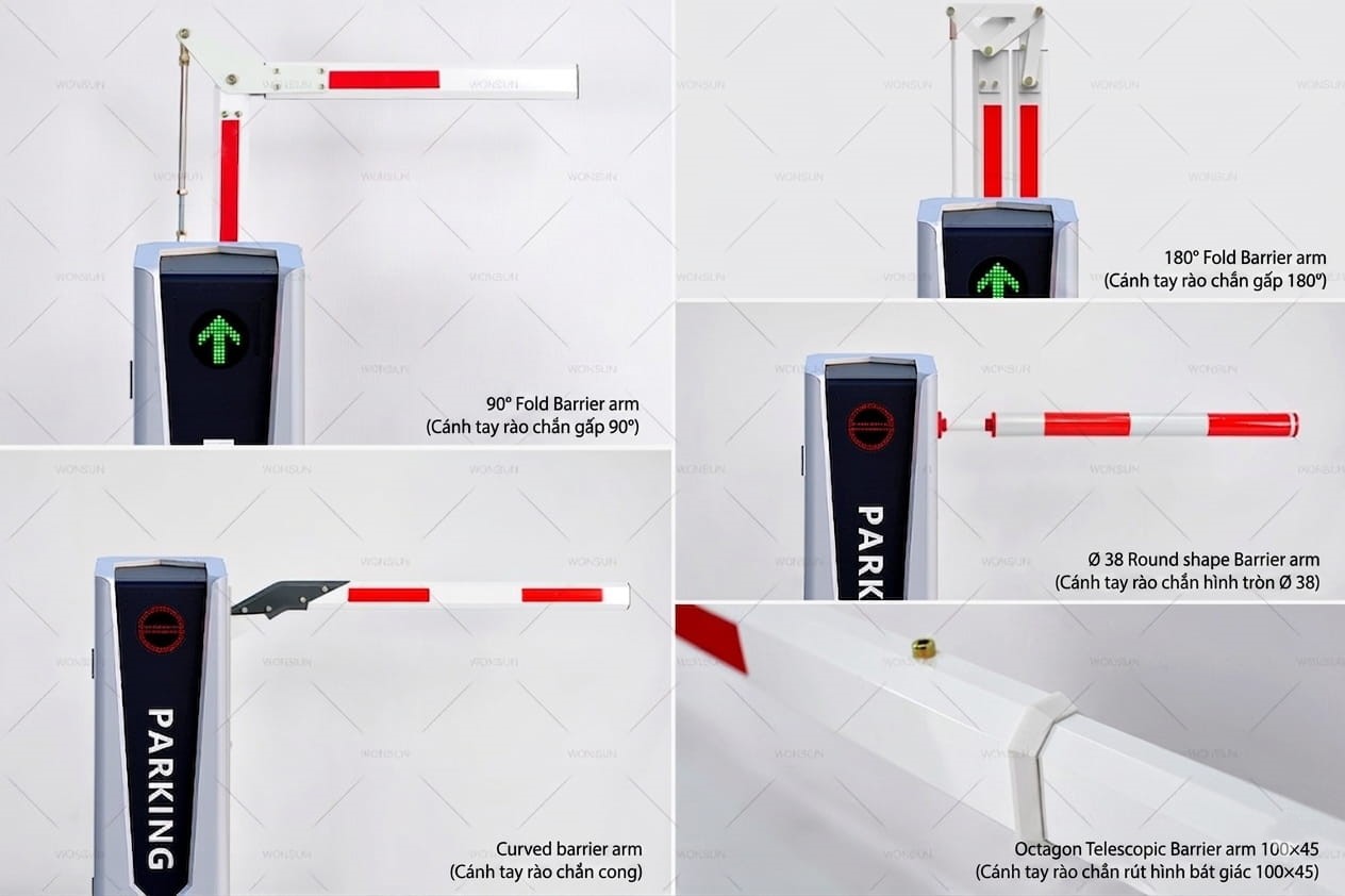 Thanh chắn barie Wonsun DZ-SF-2035 Thanh chắn barie Wonsun DZ-SF-2035