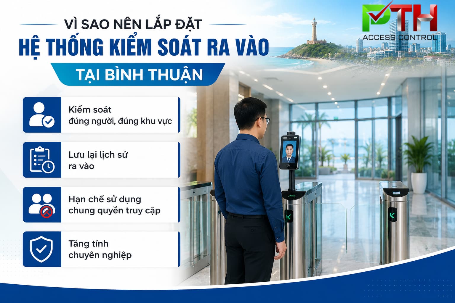 Vì sao nên lắp đặt hệ thống kiểm soát ra vào tại Bình Thuận? Vì sao nên lắp đặt hệ thống kiểm soát ra vào tại Bình Thuận?