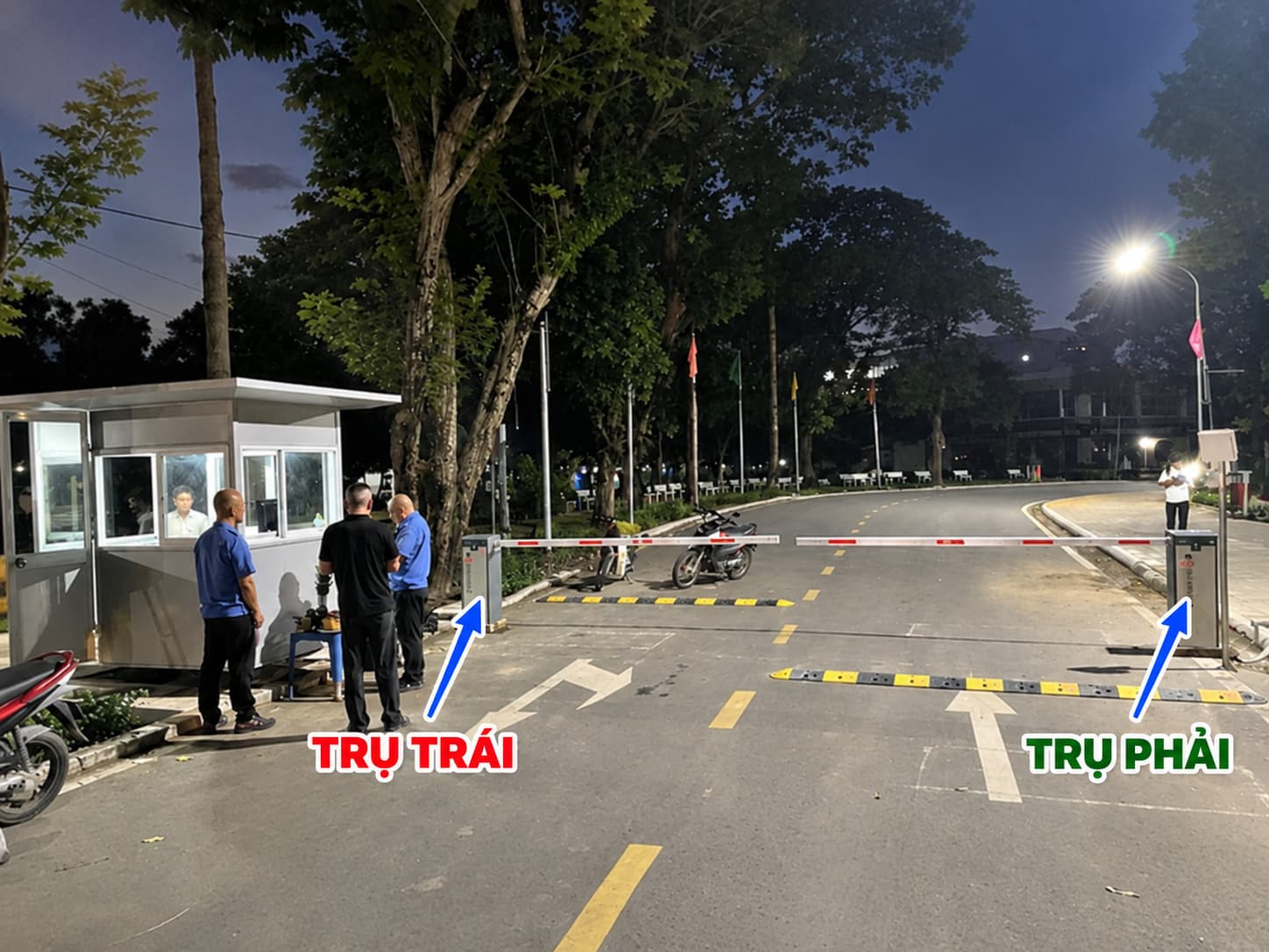 Cách xác định hướng barie MAG theo mặt bằng Cách xác định hướng barie MAG theo mặt bằng